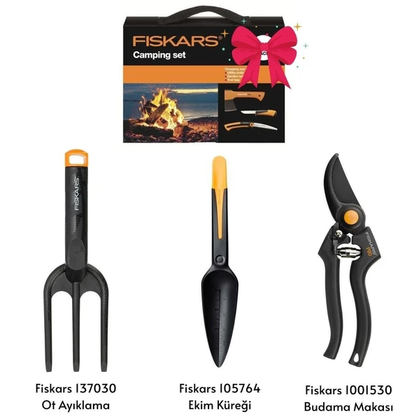 Fiskars Garden Set-02 1001530-1057641-137030 Bahçe Bakım Seti ürün görseli 1