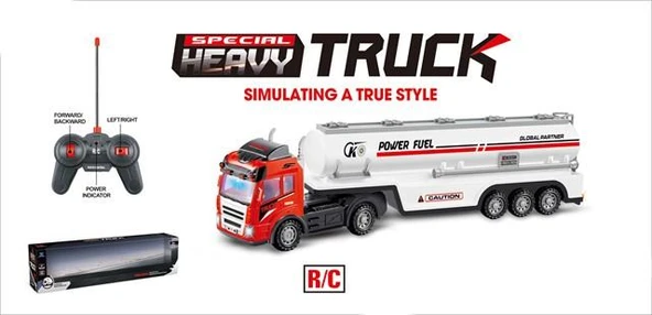 Cren Ctoys Uzakttan Kumandalı Yakıt Tankerli Tır 637A-1 ürün görseli 1