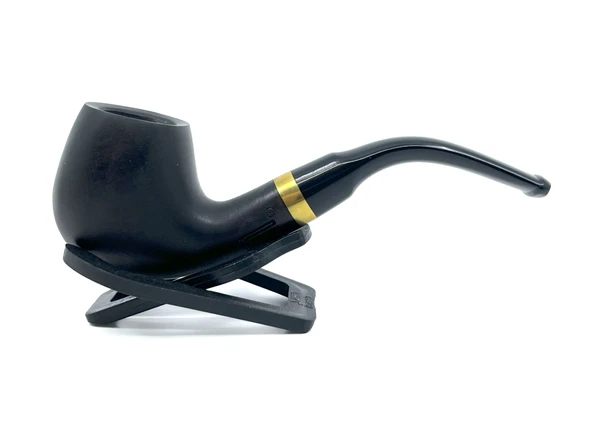 Pipsan Bent Apple 9 mm Filtreli Pipo - Siyah 2400 ürün görseli 1