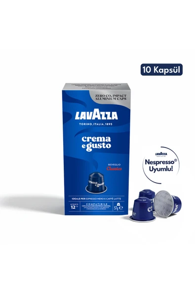 Lavazza Crema e Gusto 56 gr Nespresso Uyumlu Alüminyum Kapsül 10 Adet ürün görseli 1