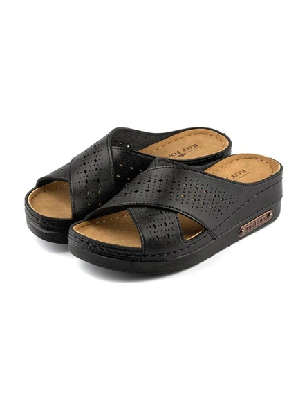 ROY JONES 3025 SİYAH COMFORT CASUAL ANATOMİK RAHAT TERLİK ürün görseli 1