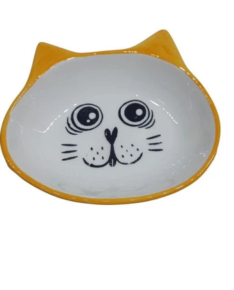 Bio Pet Active Seramik Kedi Mama Kabı 12-15-3,5cm No:9 ürün görseli 1