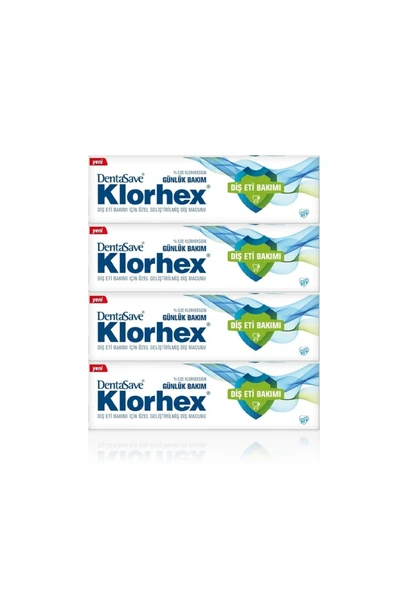 Dentasave Klorhex Diş Macunu Günlük Bakım 75 ml x 4 ürün görseli 1