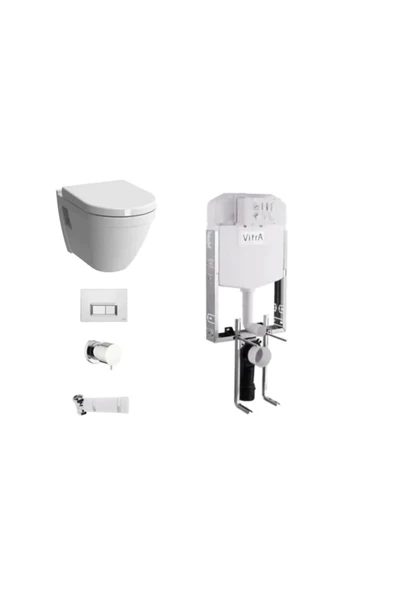 Vitra S50 Asma Klozet Ve Gömme Rezervuar Tam Set ürün görseli 1