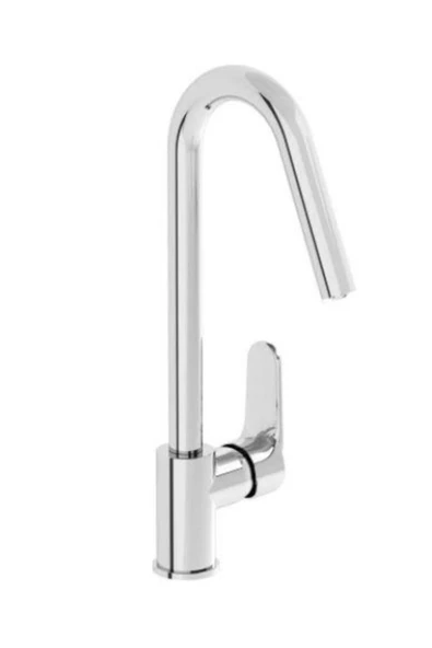 Vitra  Root Round A42742 Eviye Bataryası, Krom Yeni Desen 897754 ürün görseli 1