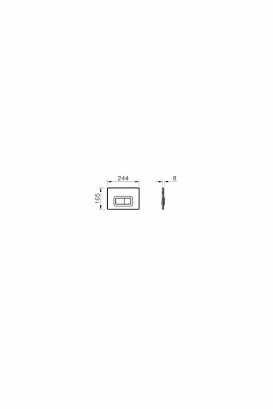 Vitra Loop R 740-0680 Mekanik Kumanda Paneli - Resim 2