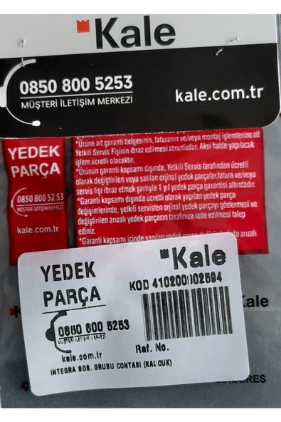 Kale Integra Boş. Grubu Contası (Kauçuk) - Resim 2