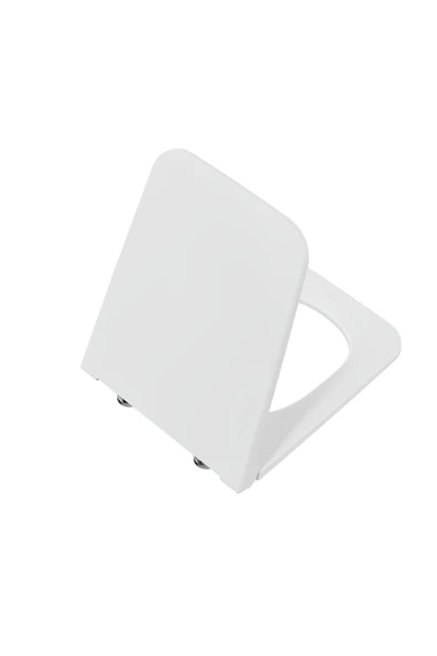 Vitra Equal 119-003R009 Ince Klozet Kapağı, Yavaş Kapanır, Kolay Çıkabilir, Beyaz ürün görseli 1