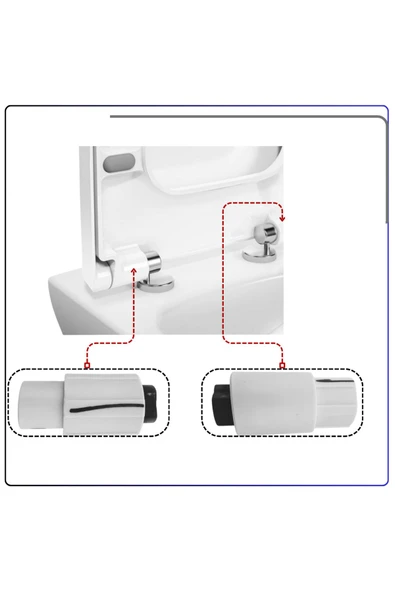 Vitra Yeni Tip Damper Seti (313655Yp1Te) - Resim 2