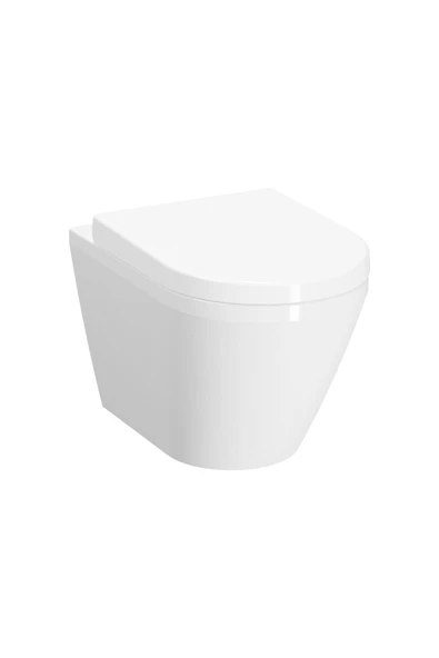 Vitra Integra 7060B003-6189 Asma Klozet Ve Klozet Kapağı Seti, Beyaz ürün görseli 1