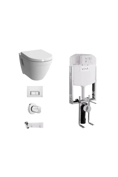 Vitra S50 Rım-Ex Kanalsız Asma Klozet+Tam Set Kampanyası ürün görseli 1