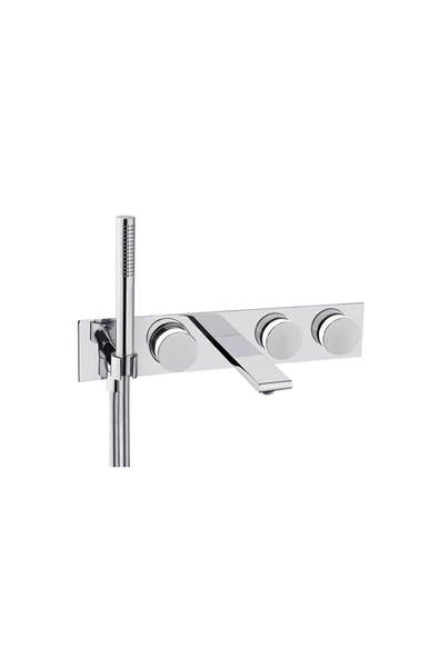 Vitra Memoria A4285357 Ankastre Banyo Bataryası, Sıva Üstü Grubu, Krom ürün görseli 1