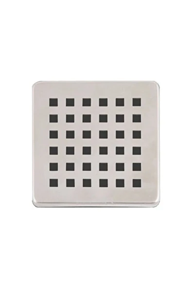 Hgtec 2 Adet Paslanmaz Çelik Kare Delikli Banyo Yer Süzgeç Izgarası Üst Kapak 9.5X9.5 Cm ürün görseli 1