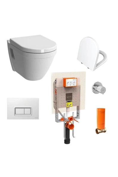 Vitra S50 Asma Klozet Ve Gömme Rezervuar Tam Set ürün görseli 1