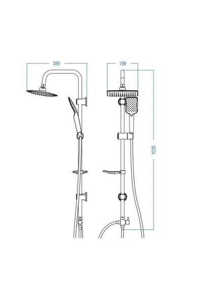 Artema Solid S Banyo Bataryası + Trend Robot Duş Seti - Resim 3