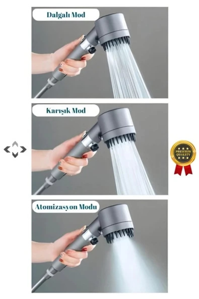 Harmoni Duş Seti Filtreli Pvc Hortumlu - Resim 3