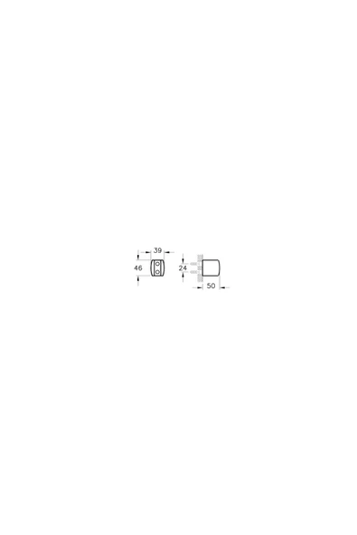 Vitra A45719 Sabit Askı, Krom - Resim 3
