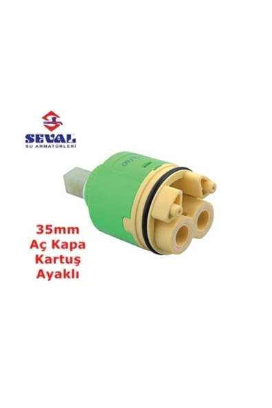 Seval Su Armatürleri Aç Kapa Mix Batarya Kartuşu 35Mm Ayaklı ürün görseli 1
