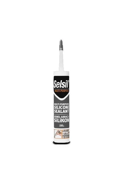Selsil Genel Amaçlı Silikon Şeffaf 280Gr ürün görseli 1