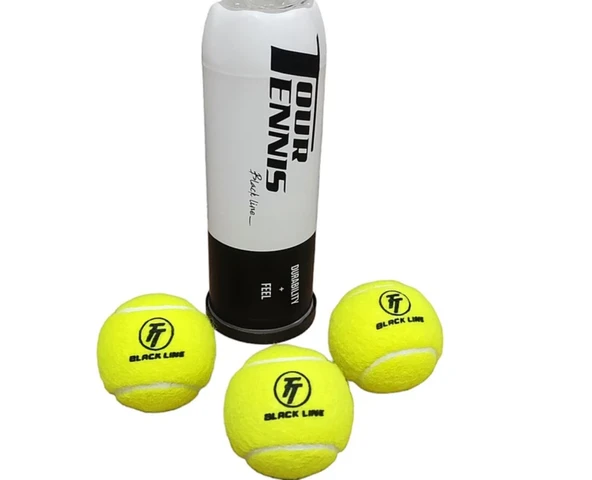 Avessa Tz-2 Maç Tenis Topu Black Line 3lü ürün görseli 1