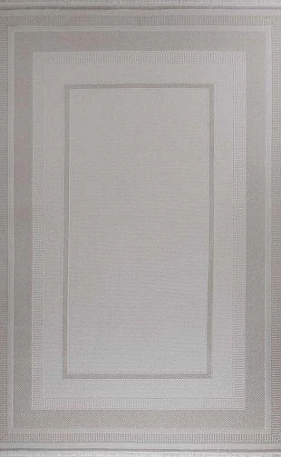 Gabardin Alessa 8002 Krem Serisi Triko Akrilik Salon Oturma Yatak Odası Halısı ürün görseli 1