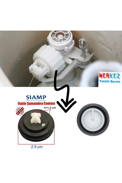 Siamp Klozet Rezervuar Iç Takım Contası Flatör Şamandıra Contası ürün görseli 1