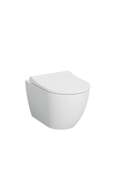 Vitra Ardea 7510B003-6345 Round Smoothflush Asma Klozet-Kapak Seti, Beyaz ürün görseli 1