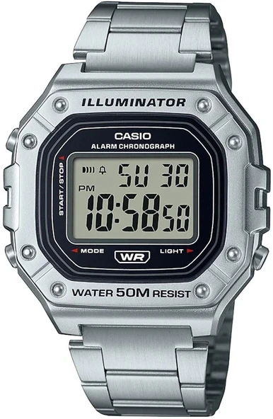 CASIO W-218HD-1AVDF METAL DİJİTAL ERKEK KOL SAATİ ürün görseli 1