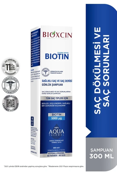 Bioxcin Biotin Şampuan 300 ml - Resim 6