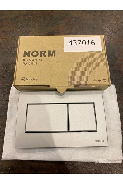 Norm 437016 Kumanda Paneli Mat Krom ürün görseli 1