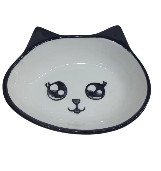 Bio Pet Active Seramik Kedi Mama Kabı 12-15-3,5cm No:2 ürün görseli 1