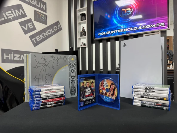 Grand Theft Auto 5 Gta 5 Ps4 - Ps5 Oyun CD’si (İKİNCİ EL) ürün görseli 1