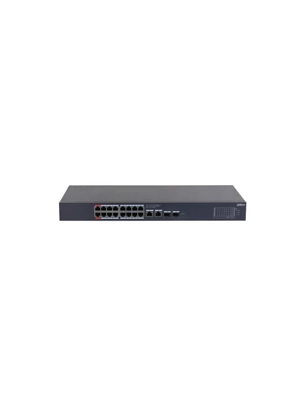 Dahua CS4220-16GT-135 16 Port 10/100/1000 Mbps Gigabit PoE Switch ürün görseli 1