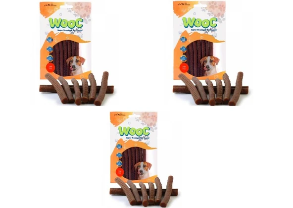 Wooc Kuzu Etli Çubuk Köpek Ödül Maması 80gr X 3 adet ürün görseli 1