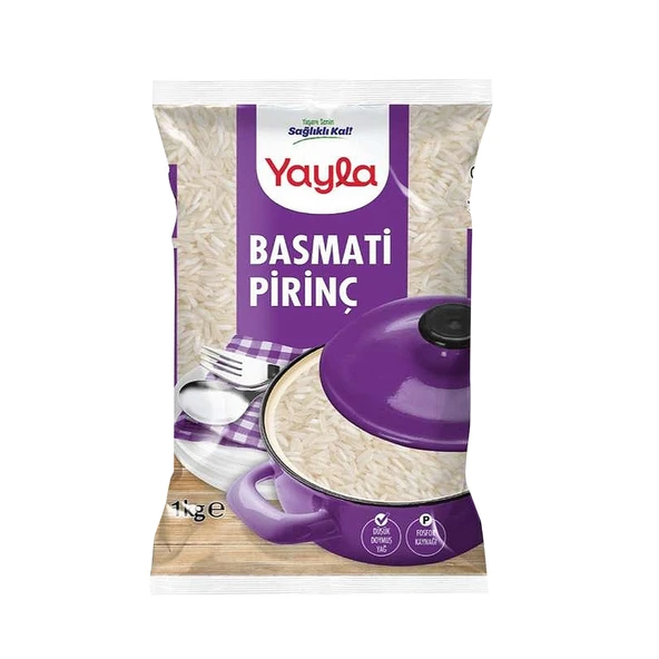 Yayla Basmati Pirinç 1 kg 3 lü - Resim 2