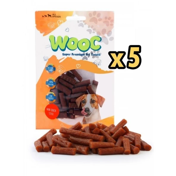 Wooc Ördekli Mini Çubuk Köpek Ödül Maması 80gr X 5 Adet ürün görseli 1