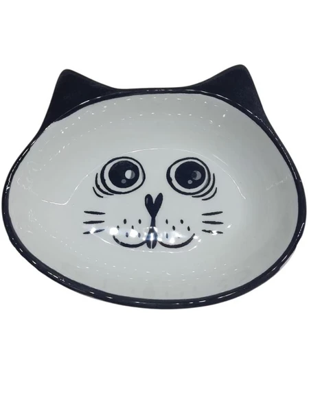 Bio Pet Active Seramik Kedi Mama Kabı 12-15-3,5cm No:4 ürün görseli 1