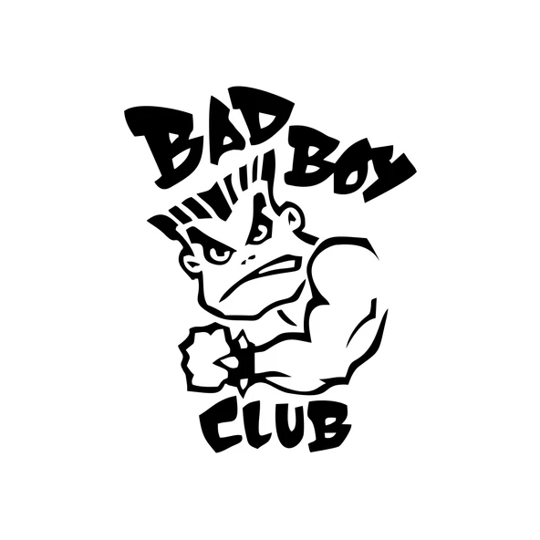 Bad Boy Club Araba Stickeri 17x17 Cm Siyah ürün görseli 1