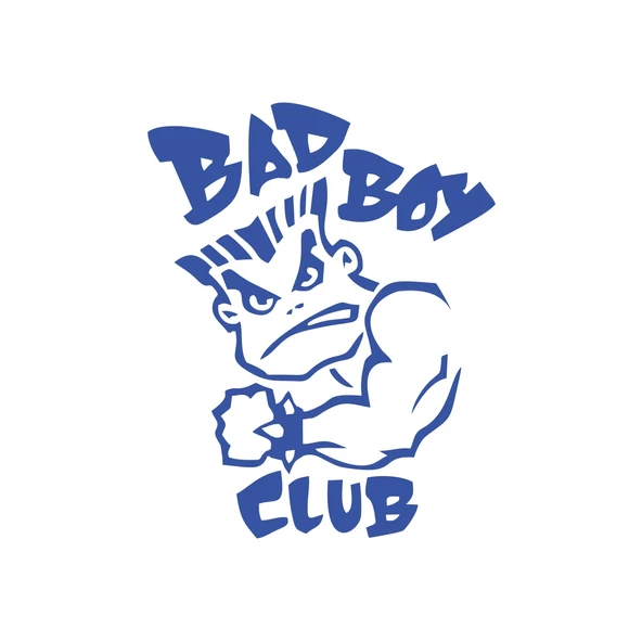 Bad Boy Club Araba Stickeri 17x17 Cm Mavi ürün görseli 1