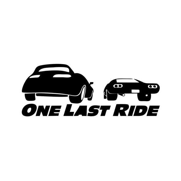 One Last Ride Araba Stickeri 17x17 Cm Siyah ürün görseli 1