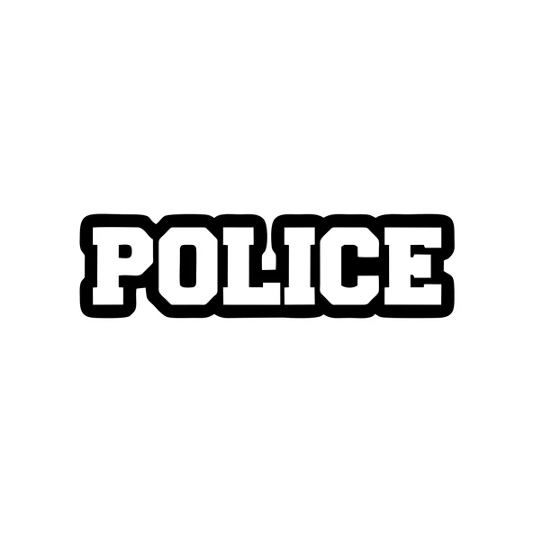 Police Araba Stickeri 17x17 Cm Siyah ürün görseli 1