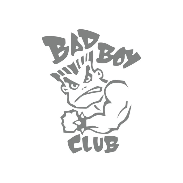 Bad Boy Club Araba Stickeri 17x17 Cm Gri ürün görseli 1