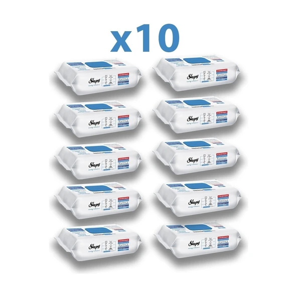 Sleepy Sleepy Easy Clean Çamaşır Suyu Katkılı Yüzey Temizlik Havlusu 100'LÜ - 10 Adet ürün görseli 1