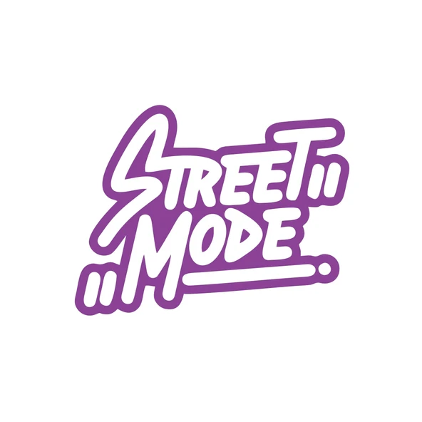 Street Mode Araba Sticker 17x17 Cm Mor ürün görseli 1