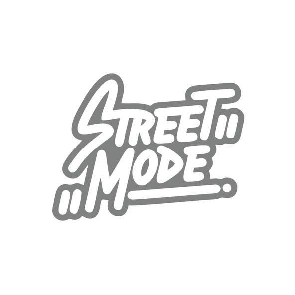 Street Mode Araba Sticker 17x17 Cm Gri ürün görseli 1