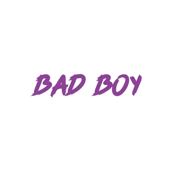Bad Boy Araba Sticker 17x17 Cm Mor ürün görseli 1