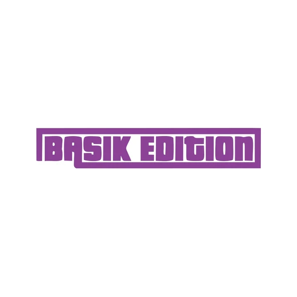 Basık Edition Araba Sticker 17x17 Cm Mor ürün görseli 1