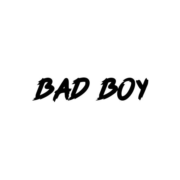 Bad Boy Araba Sticker 17x17 Cm Siyah ürün görseli 1