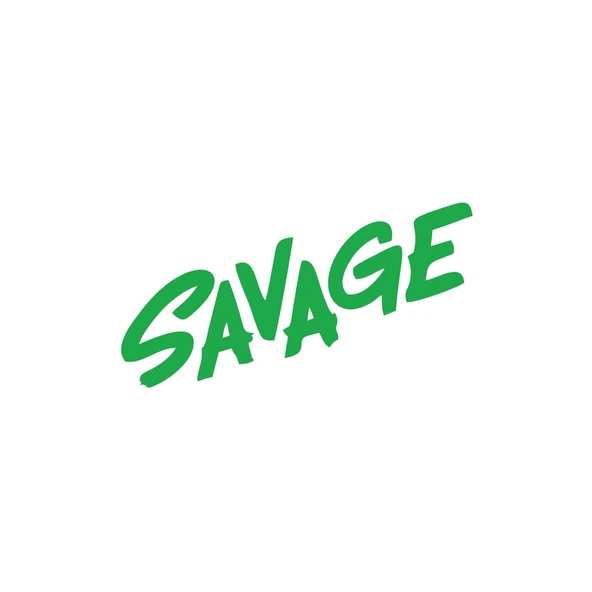 Savage Araba Sticker 17x17 Cm Yeşil ürün görseli 1