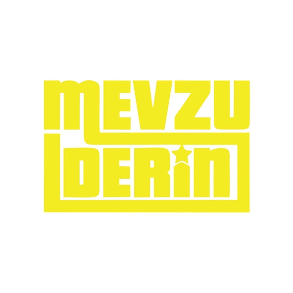 Mevzu Derin Araba Sticker 17x17 Cm Sarı ürün görseli 1